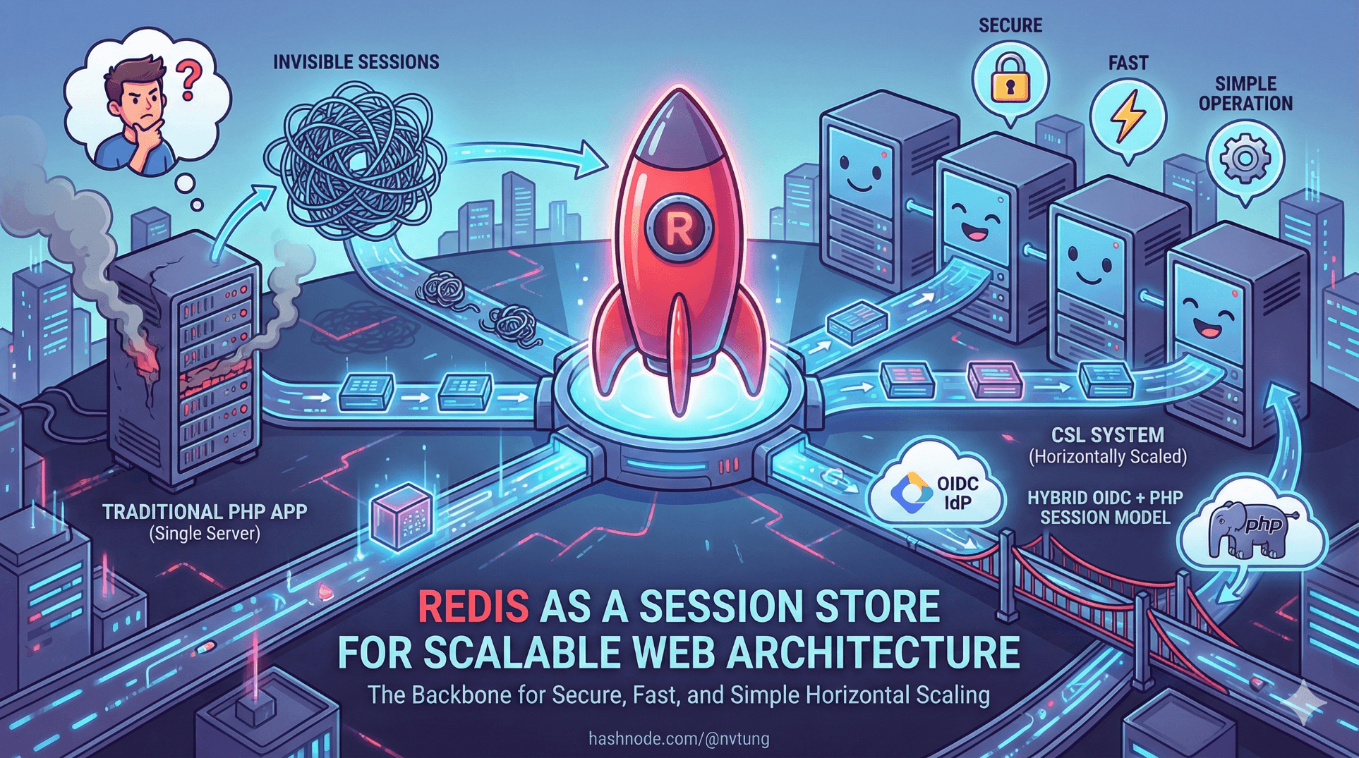 Redis as a Session Store for Scalable Web Architecture