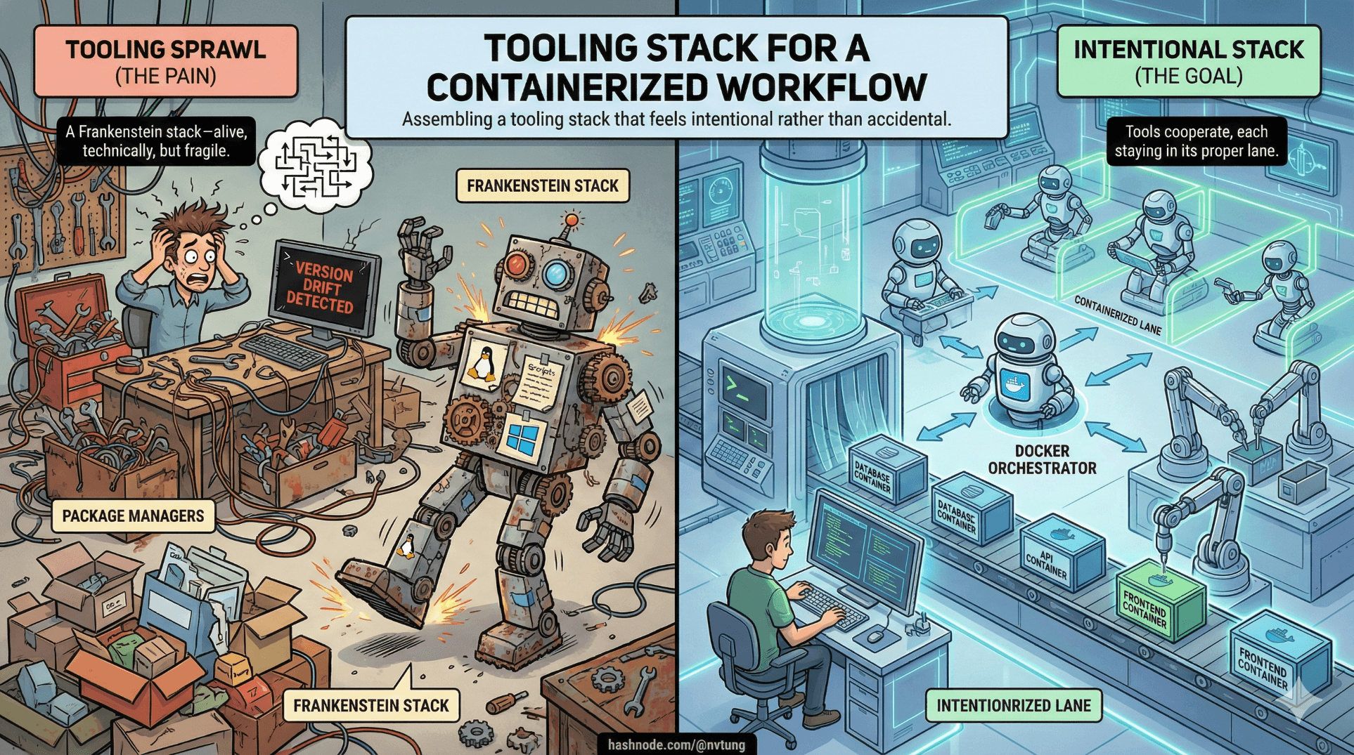 Tooling Stack for a Containerized Workflow