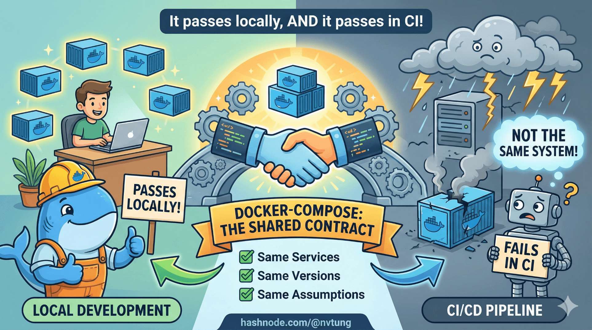 CI/CD Parity with docker-compose