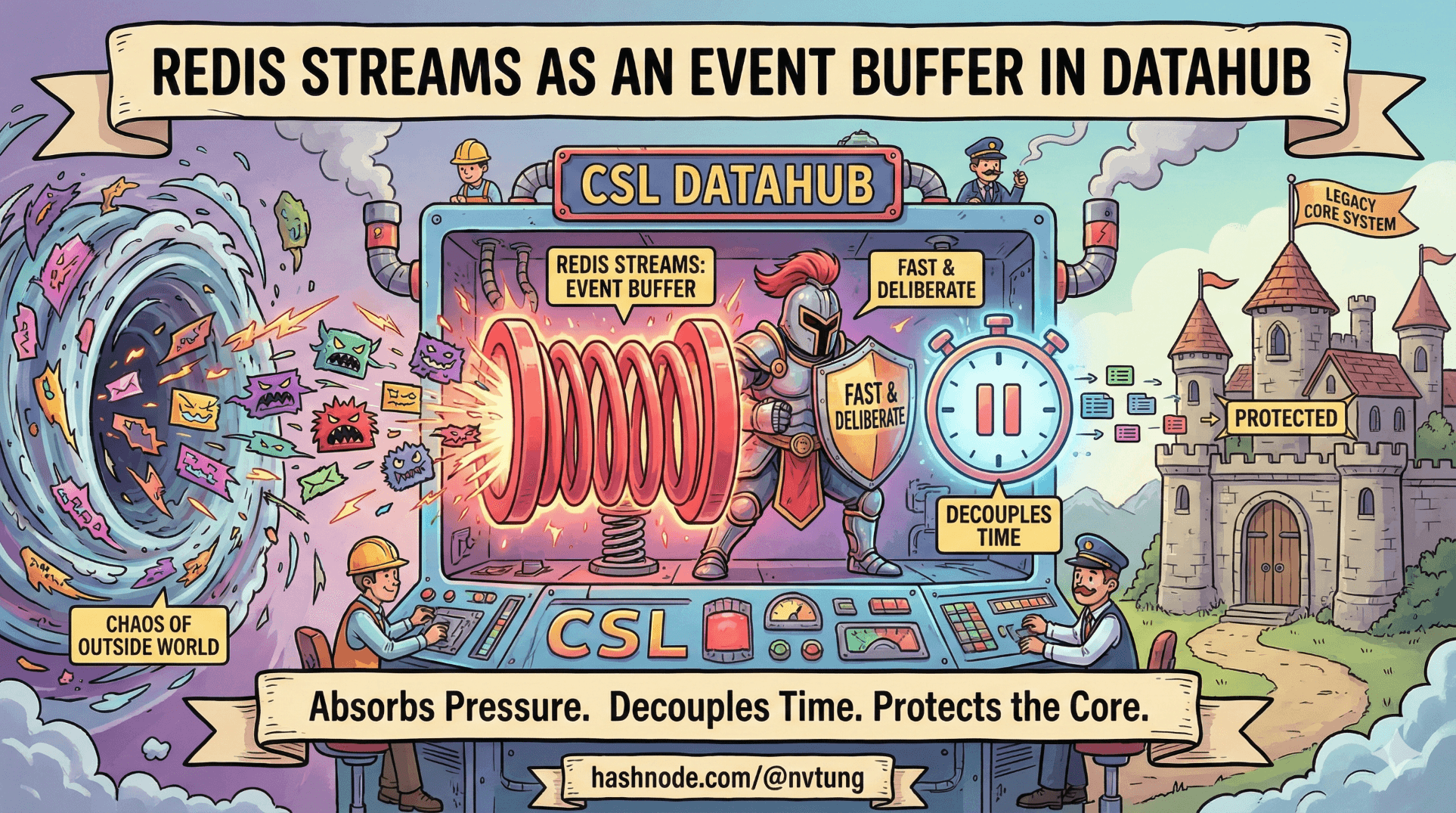 Redis Streams as an Event Buffer in Datahub