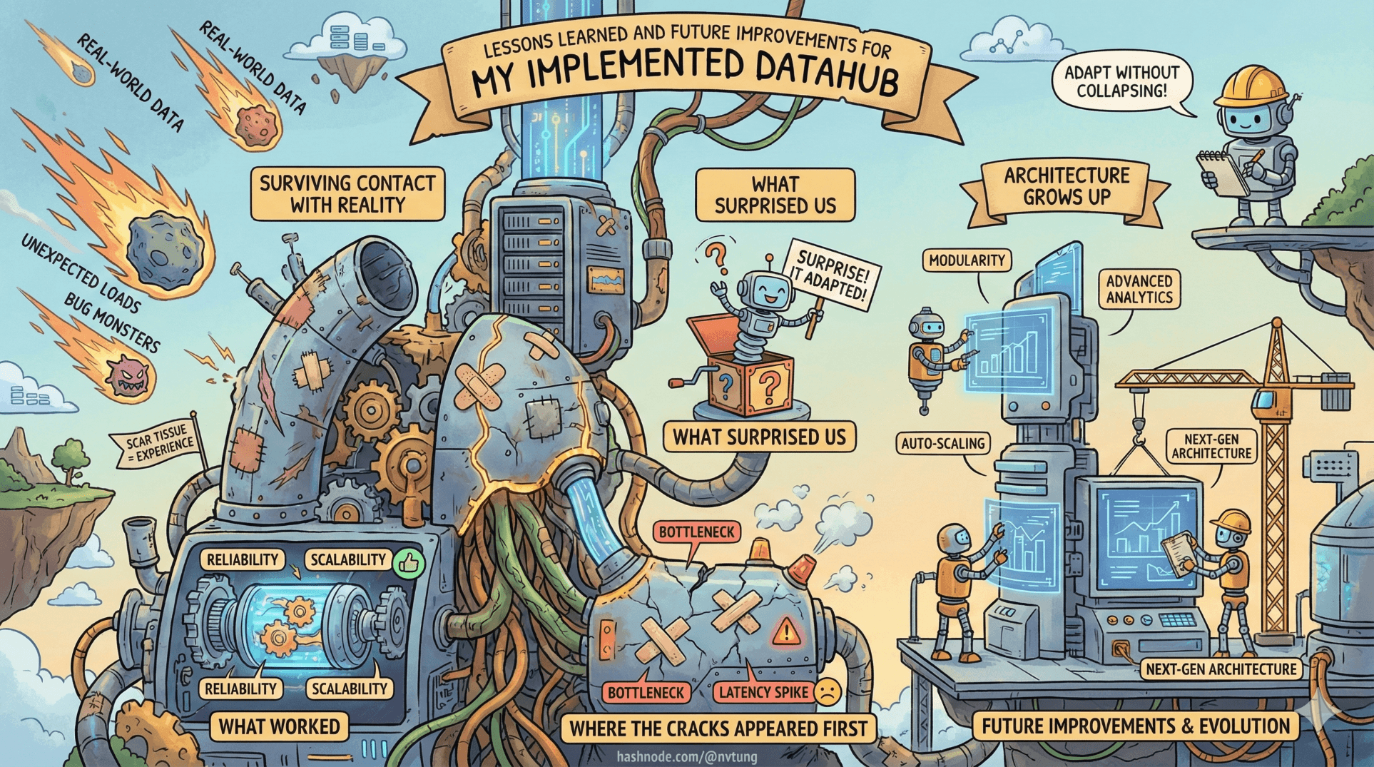 Lessons Learned and Future Improvements for my implemented Datahub