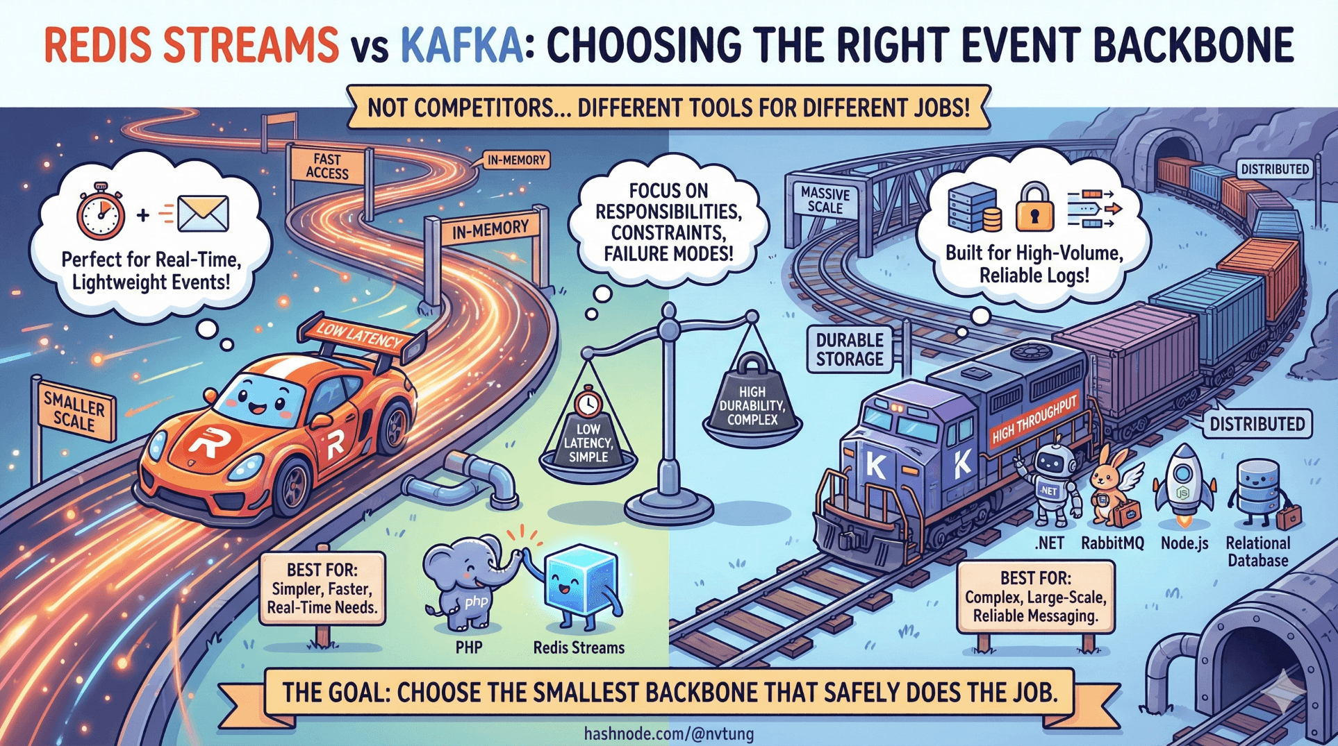 Redis Streams vs Kafka: Choosing the Right Event Backbone