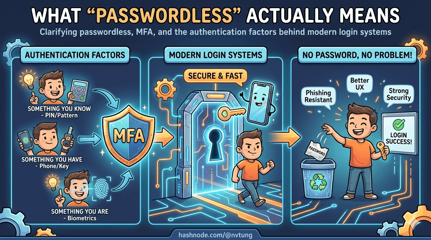What “Passwordless” Actually Means